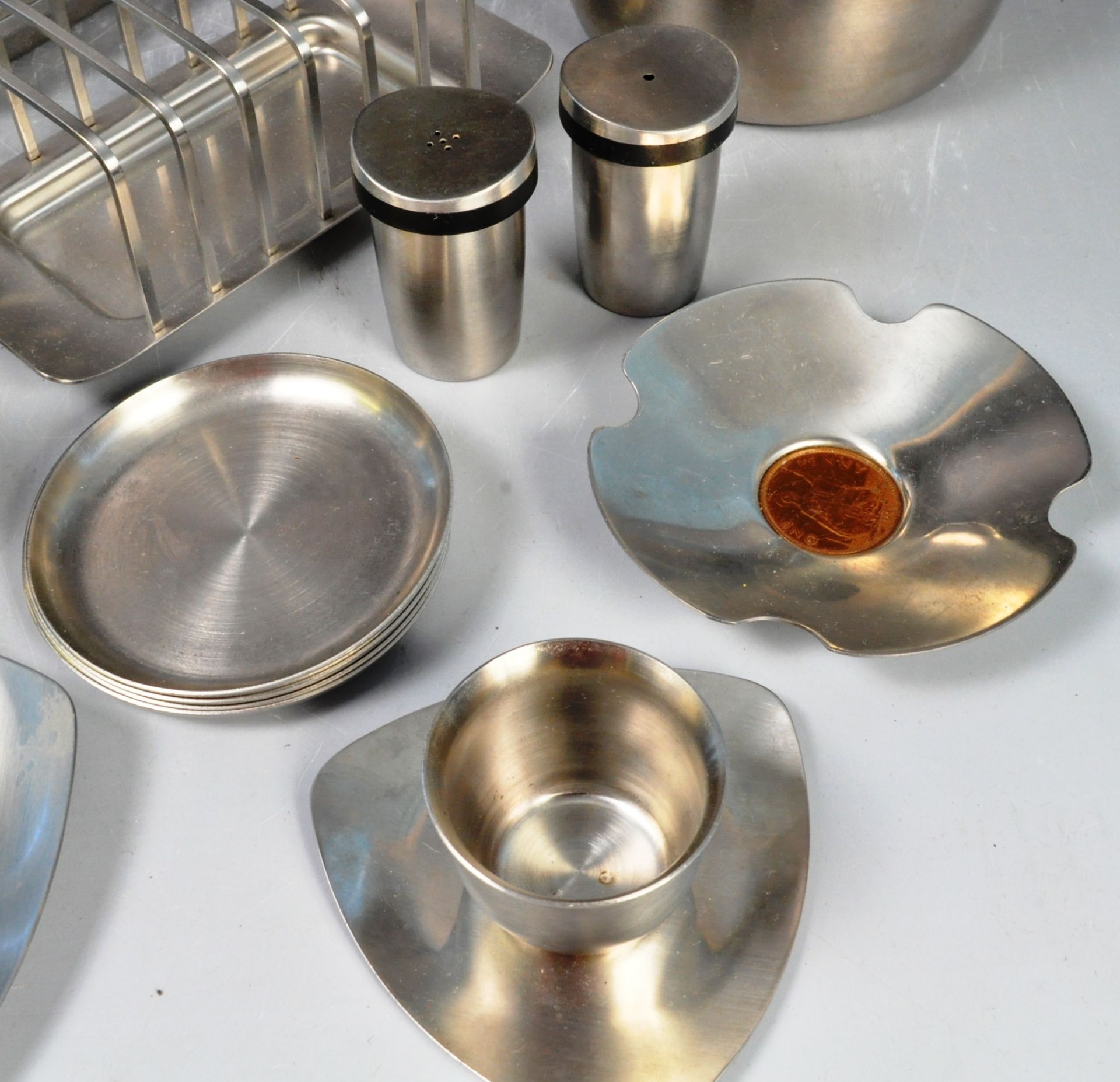 LARGE COLLECTION OF OLD HALL RETRO STAINLESS STEEL - Image 8 of 13