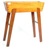 RETRO VINTAGE TEAK & OAK WOOD PLANTER STAND