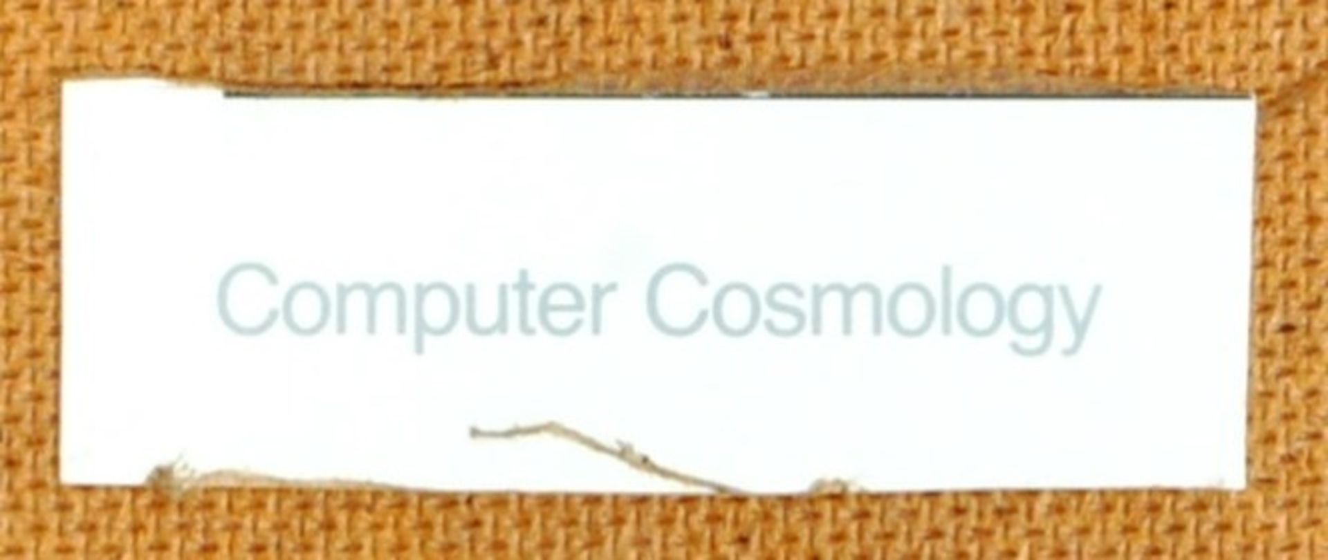 COMPUTER COSMOLOGY - RETRO PRINT ON CANVAS - Image 5 of 5