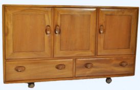 ERCOL -WINDSOR MODEL 468 ELM WOOD SIDEBOARD