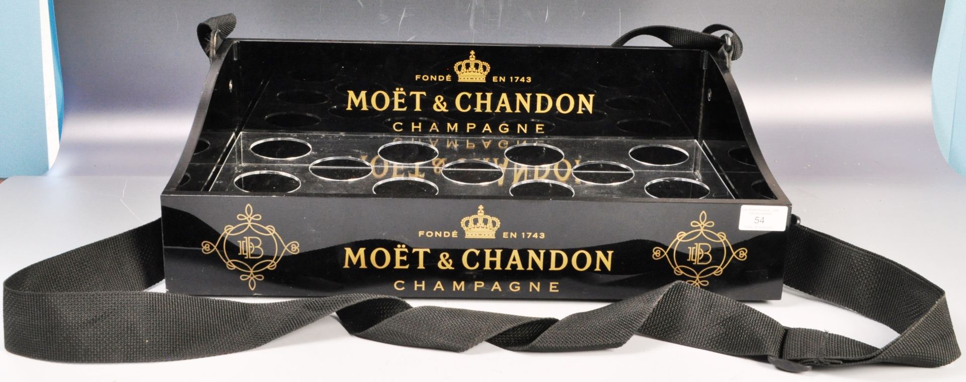 MOET & CHANDON FRENCH ADVERTISING USHERETTE CHAMPAGNE TRAY - Image 2 of 5