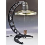 UNUSUAL SCRATCHBUILT INDUSTRIAL WORK LAMP