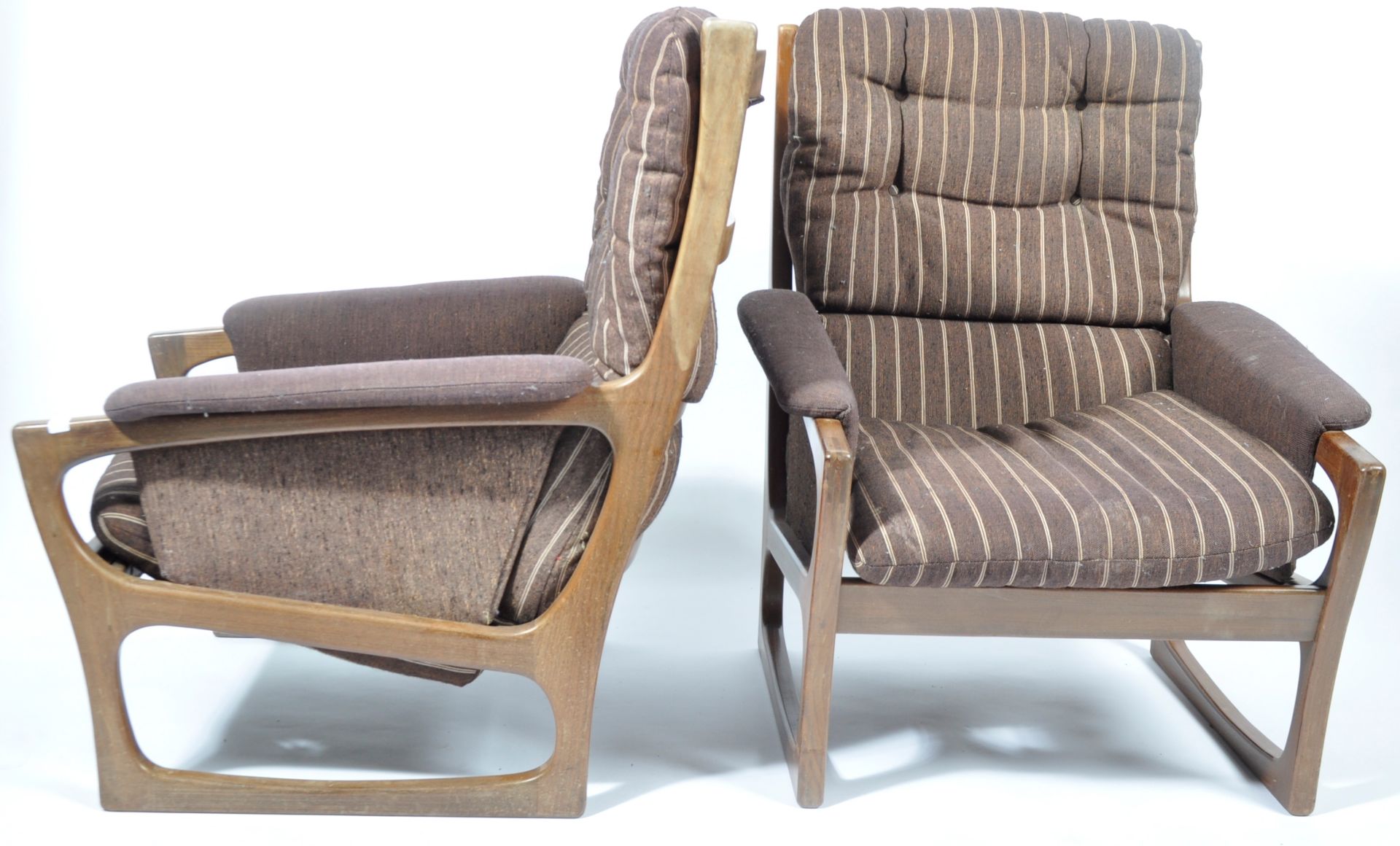 FOLKE OHLSSON - GIMSON & SLATER - PAIR OF 1960'S ARMCHAIRS - Image 7 of 8