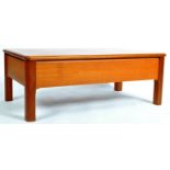 NATHAN - TEAK WOOD LIFT UP TOP STORAGE COFFEE TABLE