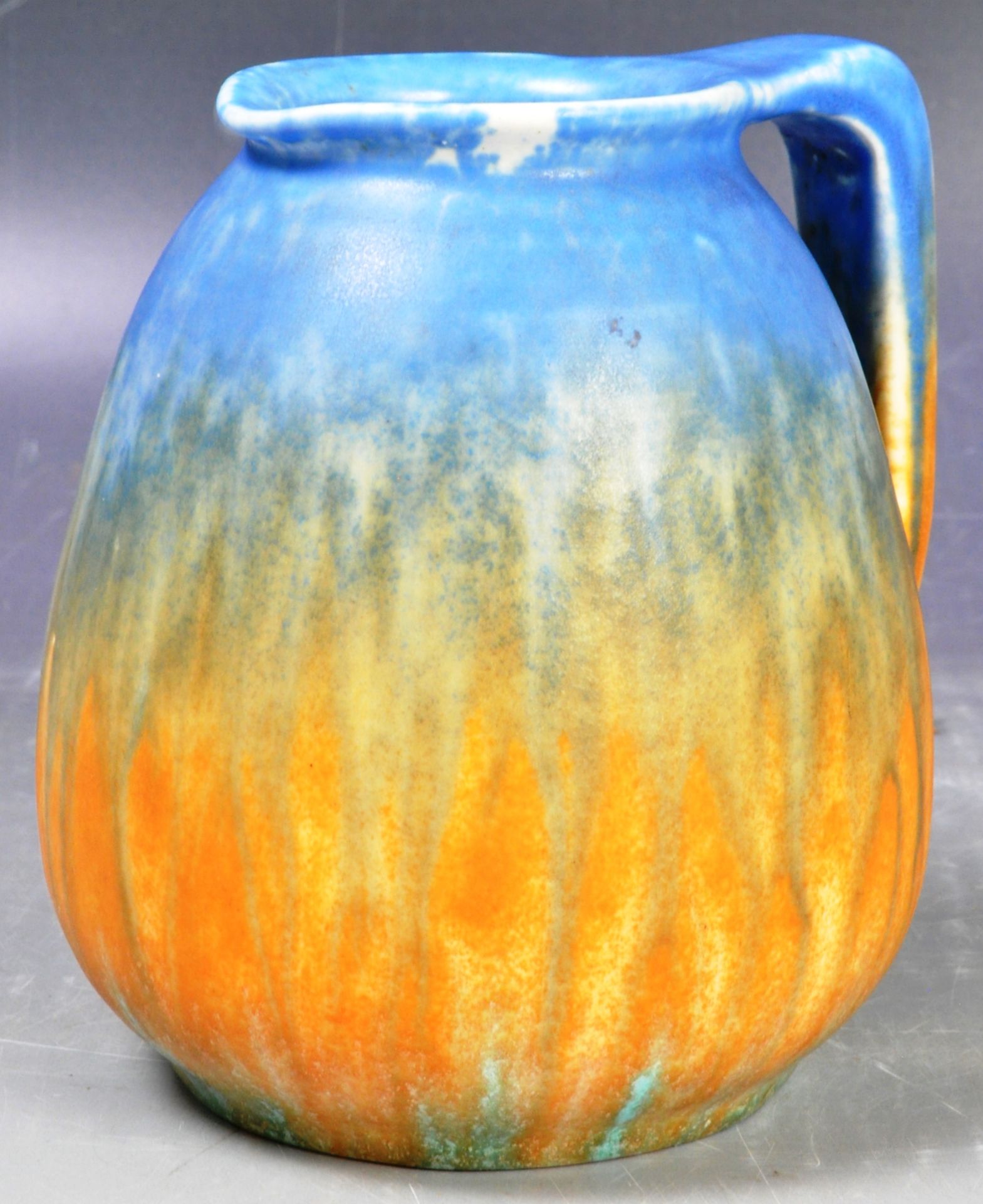 RUSKIN POTTERY - ART DECO STUDIO POTTERY JUG - Image 4 of 5