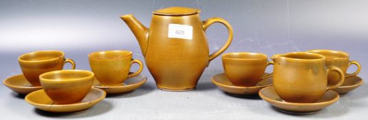 HARRY & MAY DAVID - CROWAN POTTERY - STUDIO POTTERY COFFEE SET