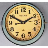 SEIKO OF JAPAN - ORIGINAL RETRO VINTAGE SHIPS CLOCK