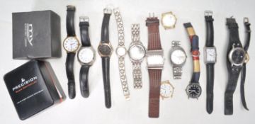 COLLECTION OF VINTAGE 20TH CENTURY WATCHES