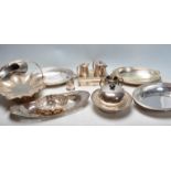 GROUP OF SILVER PLATED ITEMS