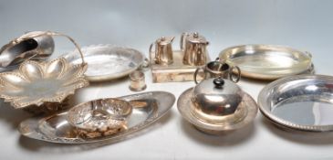 GROUP OF SILVER PLATED ITEMS