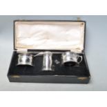 WALKER AND HALL SILVER CRUET SET