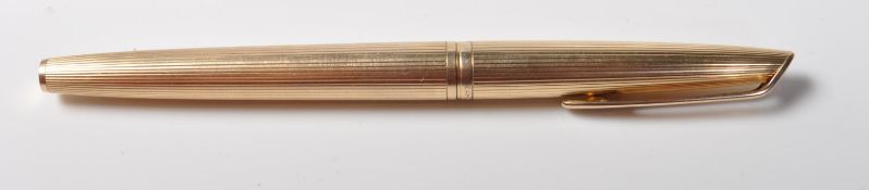 18CT GOLD FOUNTAIN PEN BY WATERMAN
