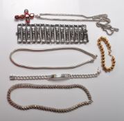 COLLECTION OF STAMPED 925 SILVER JEWELLERY.