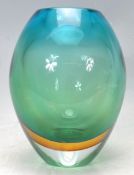 MURANO SOMMERSO STUDIO ART GLASS VASE