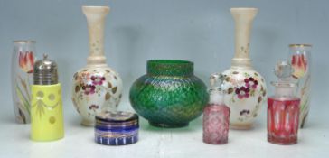 COLLECTION OF VINTAGE 20TH CENTURY CONTINENTAL GLASS