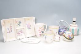 COLLECTION OF RETRO VINTAGE MID 20TH CENTURY POOLE POTTERY