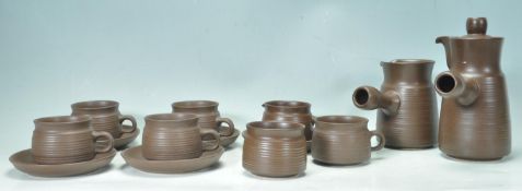 20TH CENTURY CLAY TEA SERVICE / COFFEE SET