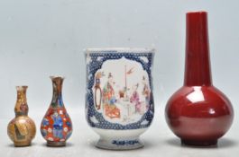 GROUP OF 19TH CENTURY AND 20TH CENTURY CHINESE ORIENTAL CERAMIC WARE