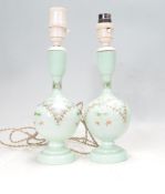 ANTIQUE 19TH CENTURY GLASS VASES