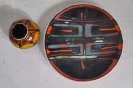 TWO VINTAGE CERAMIC WARE BY POOLE POTTERY