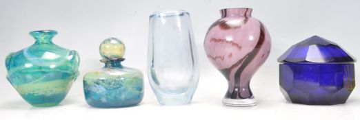 RETRO VINTAGE STUDIO ART GLASS INCLUDING MDINA