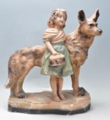 EARLY 20TH CENTURY CHALKWARE FIGURINE