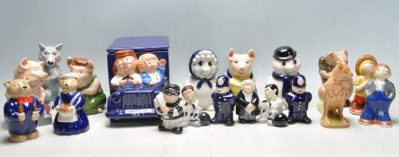 LARGE COLLECTION OF VINTAGE 20TH CENTURY CERAMIC PORCELAIN WADE FIGURINES