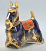 ROYAL CROWN DERBY HIGHLAND TERRIER