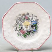 19TH CENTURY CORN LAWS PLATE AND OTHER