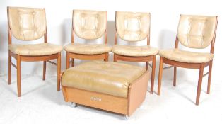 1970'S G PLAN FAUX LEATHER DINING CHAIRS