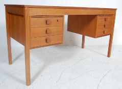 RETRO VINTAGE 1970S TEAK WOOD DESK