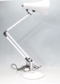 20TH CENTURY INDUSTRIAL WHITE ANGLEPOISE 90 LAMP.