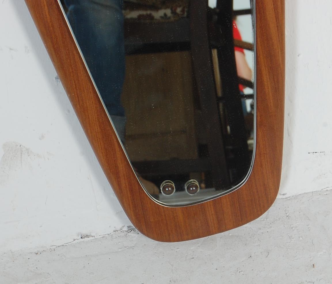 RETRO VINTAGE TEAK MIRROR AND SEWING BOX - Image 7 of 7