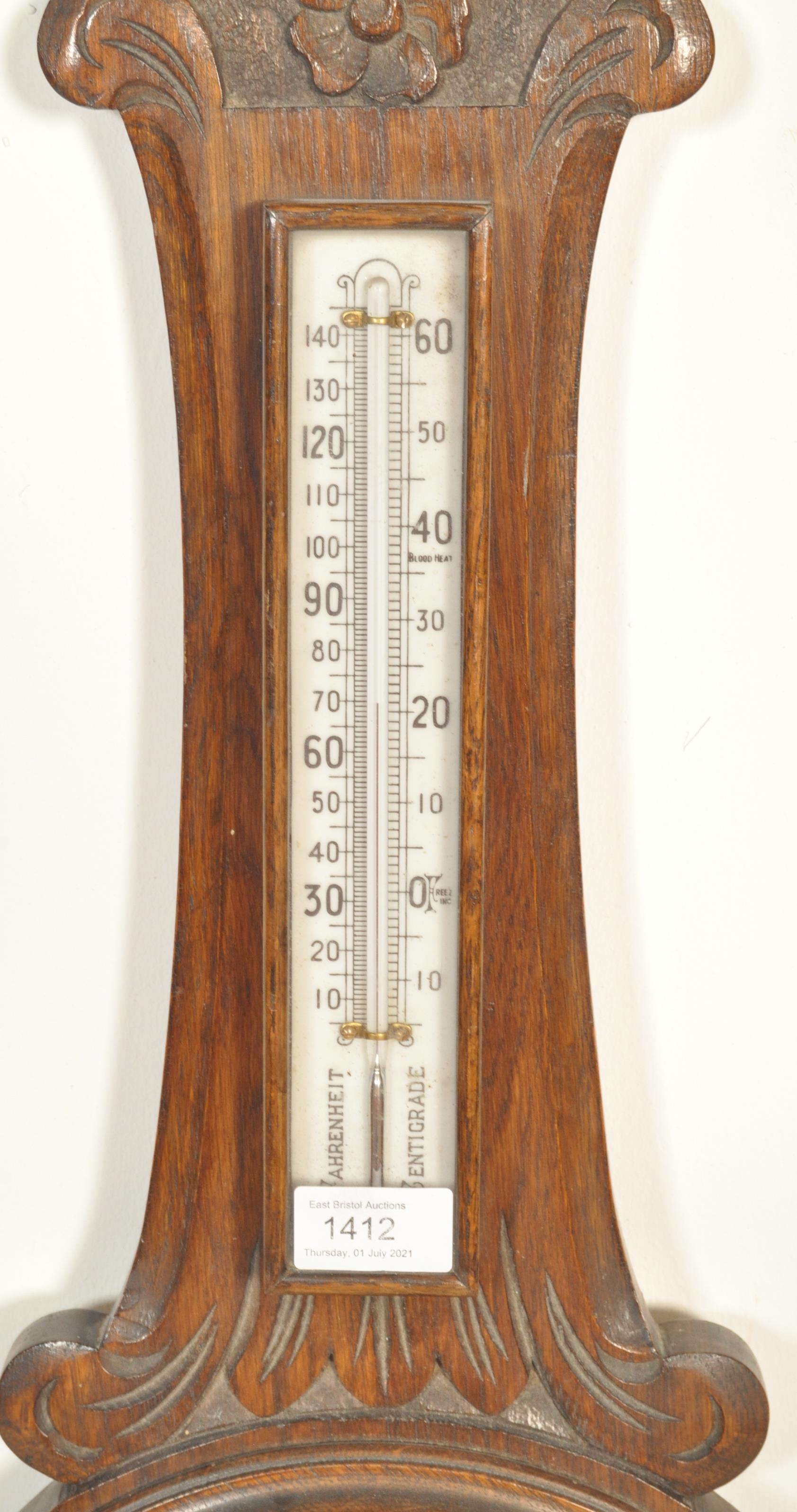 19TH CENTURY VICTORIAN BAROMETER - Image 3 of 8