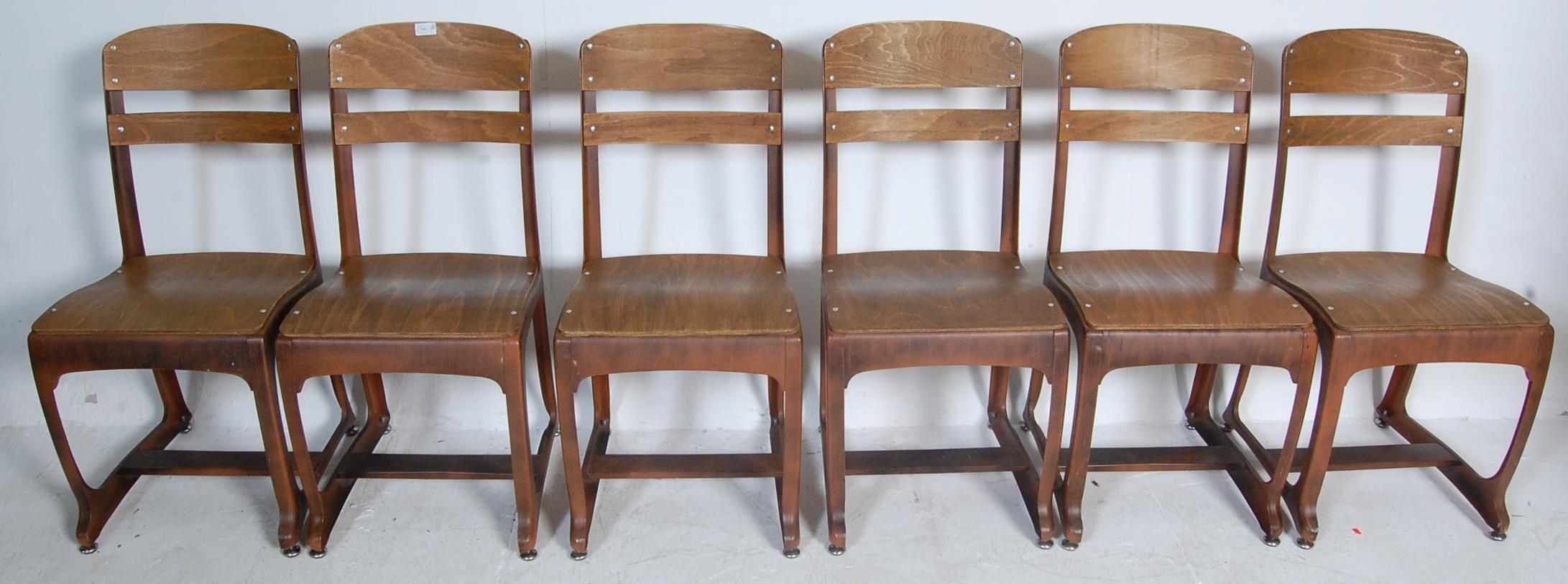 COLLECTION OF RETRO VINTAGE INDUSTRIAL DINING CHAIRS - Image 2 of 9