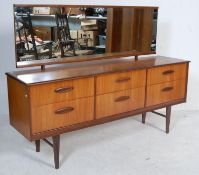 VINTAGE RETRO TEAK WOOD DRESSING TABLE