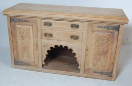 LATE 20TH CENTURY ANTIQUE STYLE SIDEBOARD DRESSER