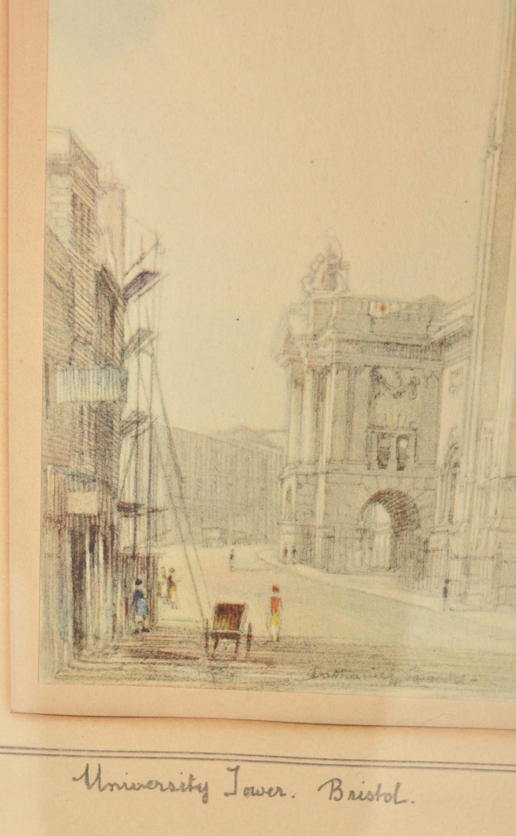 TWO BRISTOL RELATED COLOURED ENGRAVINGS BY NATH SPARKS - Image 5 of 11