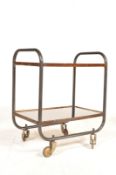 ART DECO ENGLISH TWO TIER COCKTAIL DRINKS / TEA TROLLEY