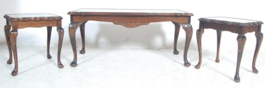 THREE QUEEN ANNE REVIVAL COFFEE TABLES