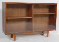1960’S TEAK WOOD AND GLASS BOOKCASE BY AVALON