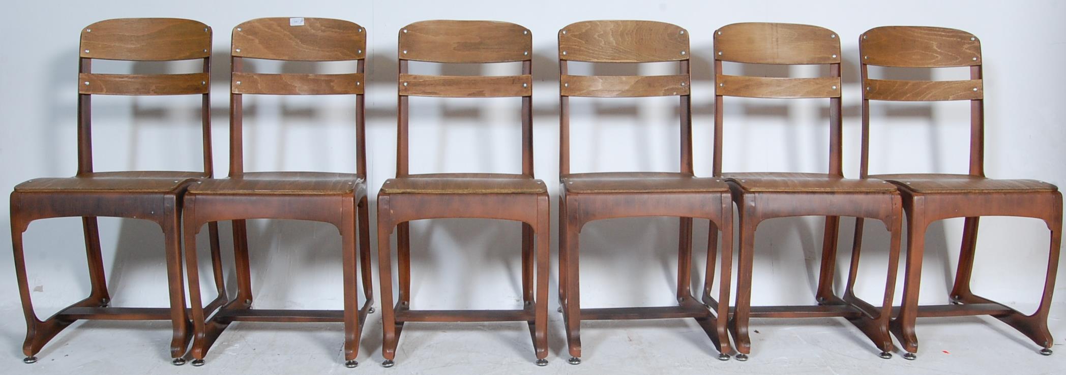 COLLECTION OF RETRO VINTAGE INDUSTRIAL DINING CHAIRS