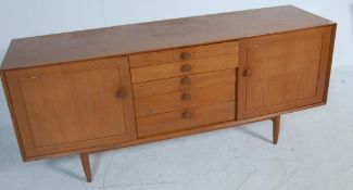 20TH CENTURY TEAK WOOD SIDEBOARD CREDENZA BY SCANDART