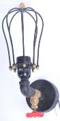 STEAMPUNK GAS / WATER TAP CONVERTED WALL LAMP LIGHT