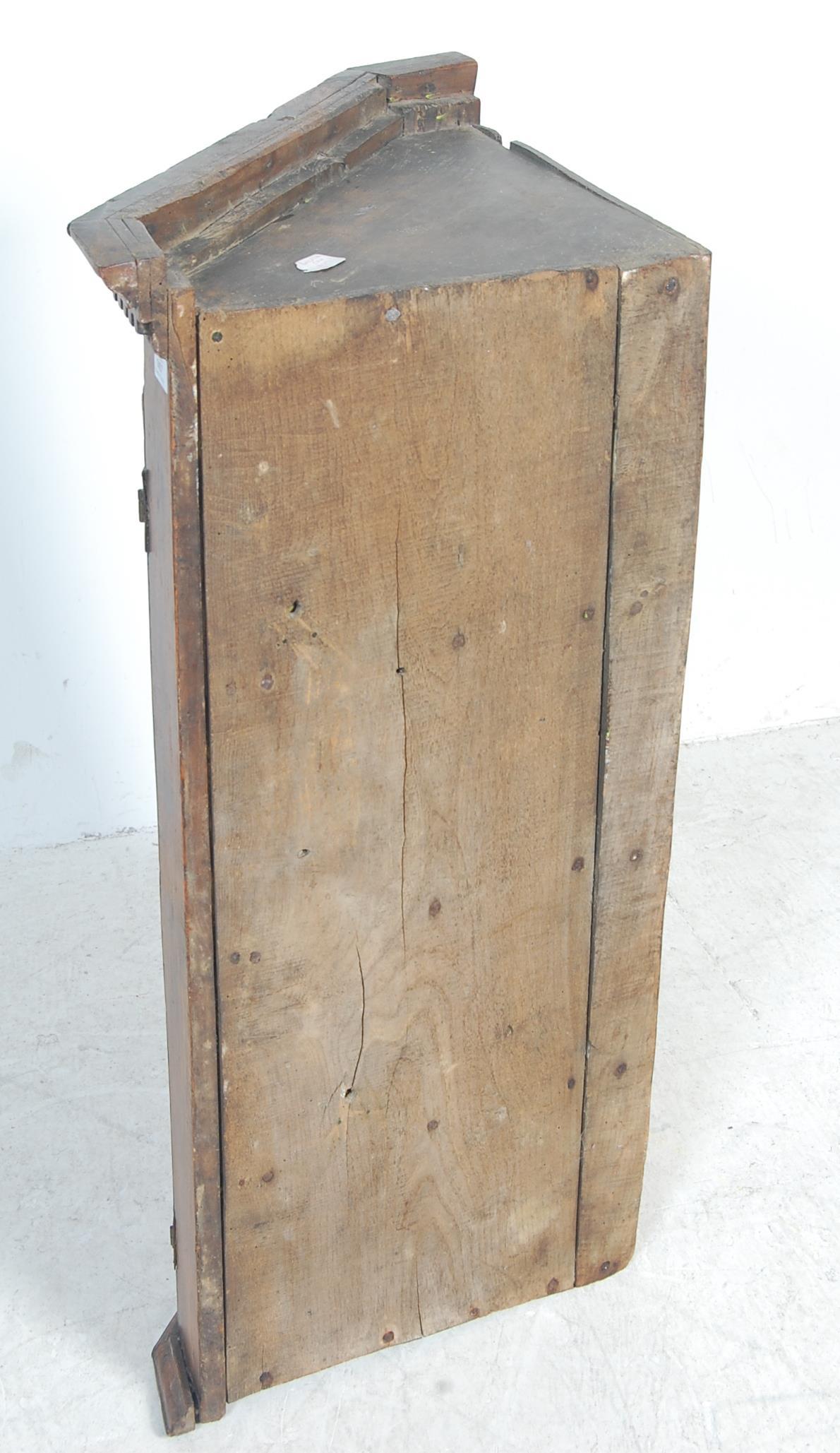 ANTIQUE 19TH CENTURY VICTORIAN OAK CORNER CUPBOARD - Image 3 of 5