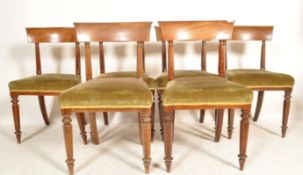 SET OF SIX VICTORIAN BAR BACK DINING CHAIRS