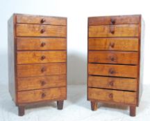 TWO EARLY 20TH CENTURY CIRCA 1930’S MULTI DRAWERS BEDSIDE CHEST