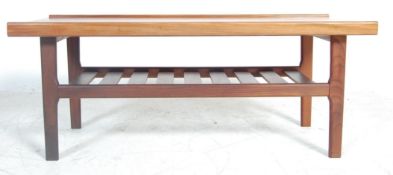 20TH CENTURY DANISH INSPIRED TEAK WOOD COFFEE TABLE / OCCASIONAL TABLE