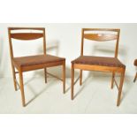 TWO TEAK WOOD DINING CHAIRS BY MCINTOSH