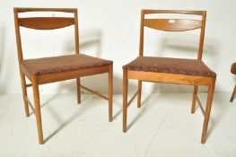 TWO TEAK WOOD DINING CHAIRS BY MCINTOSH